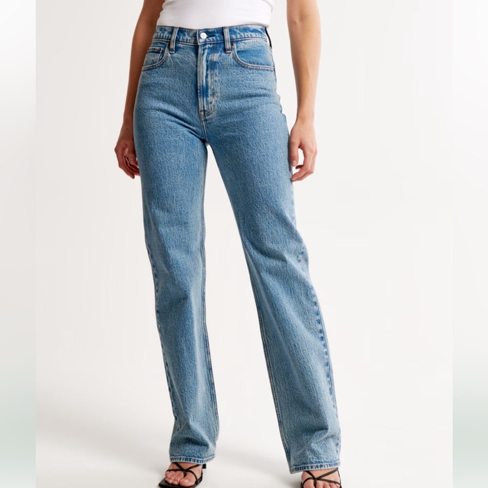 High Rise 90s Relaxed Jean - Medium Marble